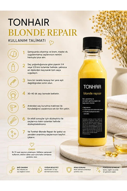 TONHAİR Blonde Repair Onarıcı Bakım Kremi
